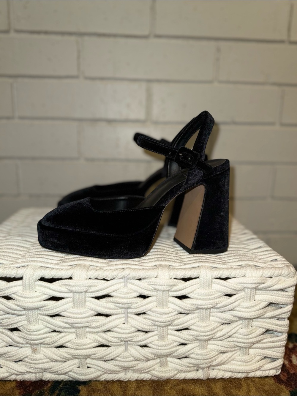 Vince Camuto Martich Velvet Platform Pump